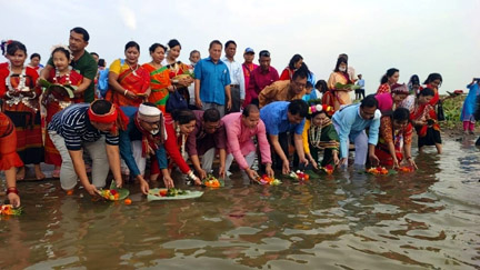 রাঙ্গামাটিতে পাহাড়ী জনগোষ্ঠীর তিন দিনের বৈসাবী উৎসব শুরু