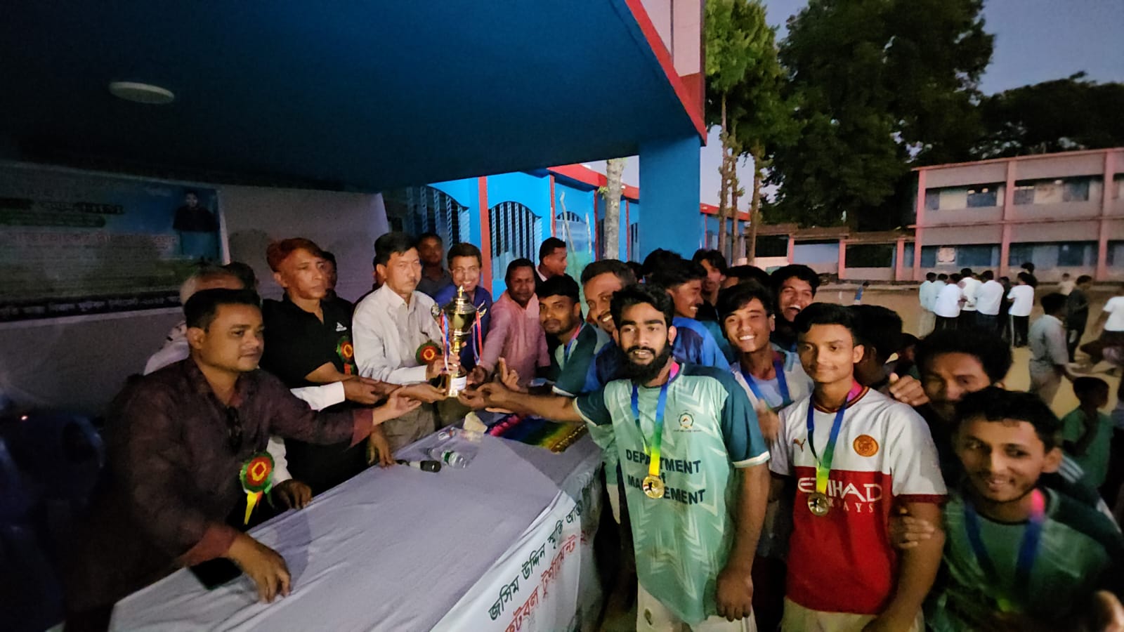 জসিম উদ্দিন আন্তঃ বিভাগ ফুটবল টুর্ণামেন্টে চ্যাম্পিয়ন হয়েছে রাঙ্গামাটি বিজ্ঞান প্রযুক্তি বিশ^বিদ্যালয়ের ম্যানেজমেন্ট বিভাগ